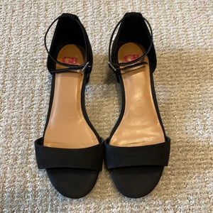 Girls Black Dress Sandals Size 4